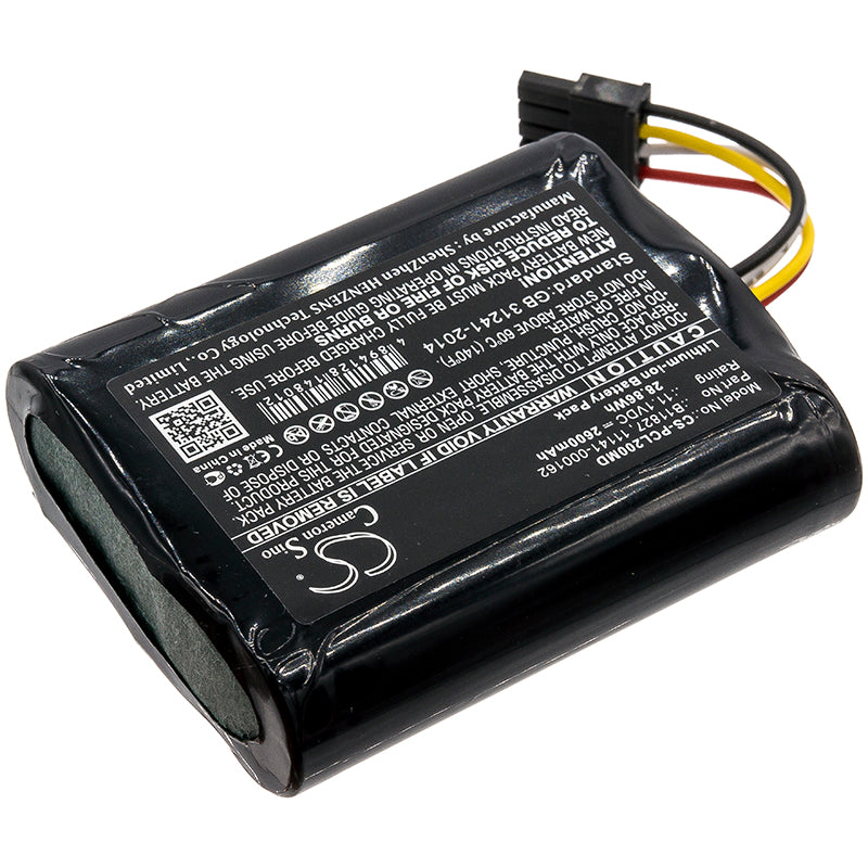 Battery for Physio-Control LifePak 20 / 20e Defibrillator – 11.1V 2600mAh
