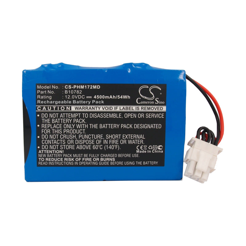 Battery for Philips / HP M1722A/B / M1723A/B / M1724XE – 12.0V 4500mAh