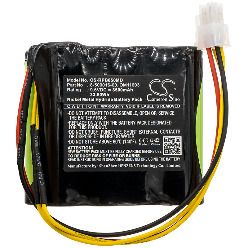 Battery for Respironics BiPap Focus Ventilator – 9.6V 3500mAh