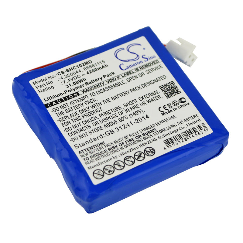 Battery for Schiller Cardiovit MS-2007 – 7.4V 4200mAh