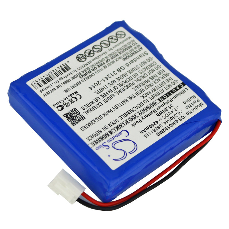 Battery for Schiller Cardiovit MS-2007 – 7.4V 4200mAh