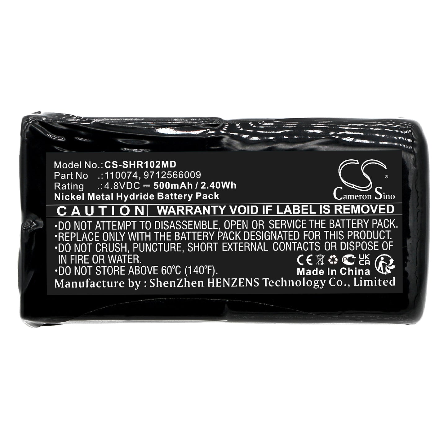 Battery for Schiller BR-102 – 4.8V 500mAh
