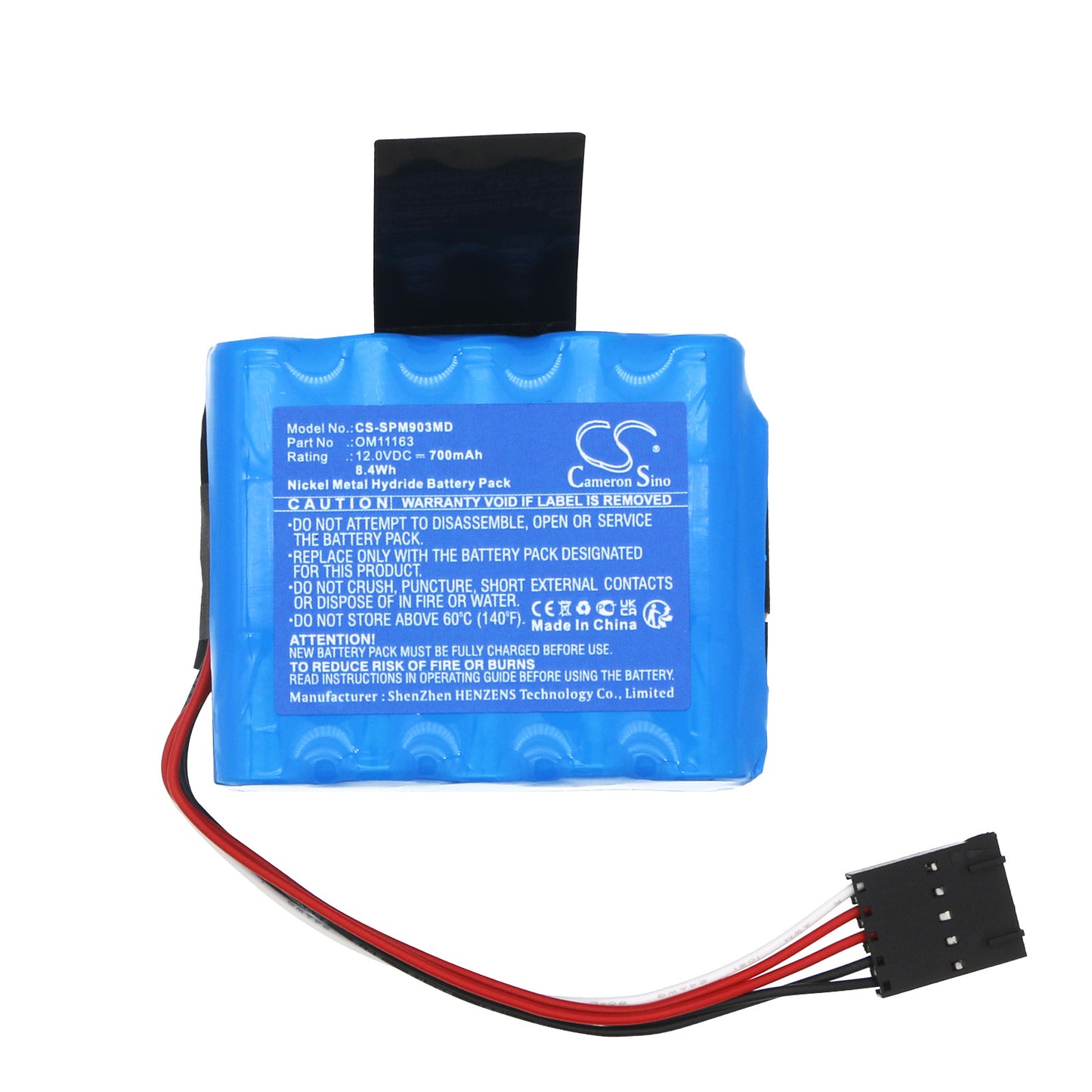 Battery for Spacelabs UltraView / Xprezzon Patient Monitor – 12.0V 700mAh