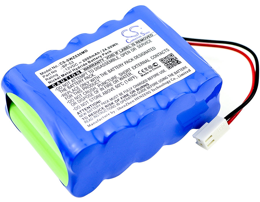Medical Replacement Battery for Smiths Corporation TOP Syringe & Infusion Pumps – 12V Ni-MH