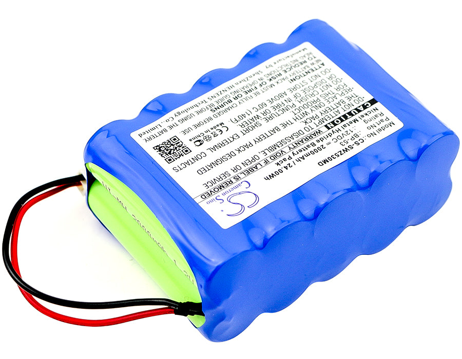 Medical Replacement Battery for Smiths Corporation TOP Syringe & Infusion Pumps – 12V Ni-MH