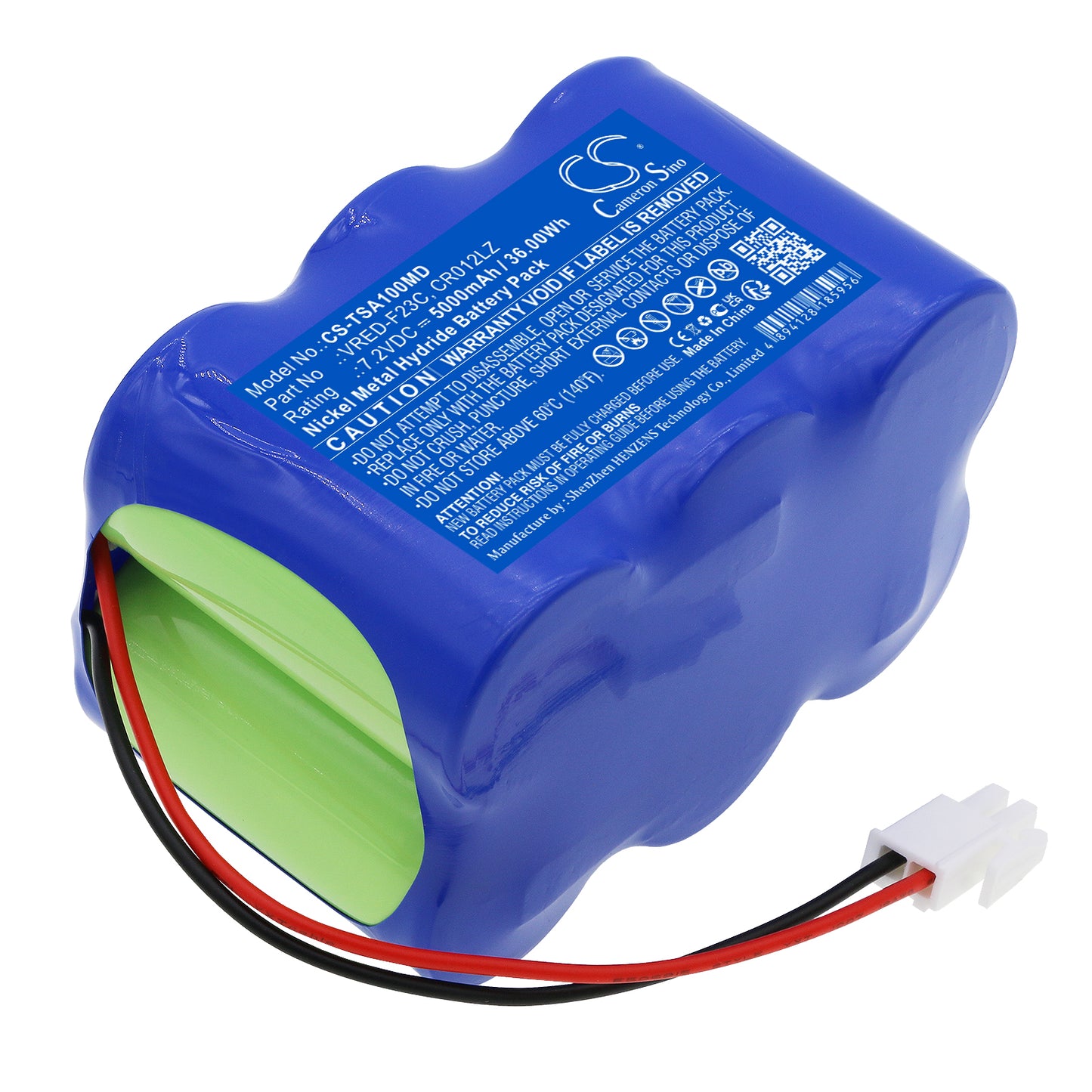 Battery for Thermo Scientific TVA1000 Toxic Vapor Analyzer – 7.2V 5000mAh