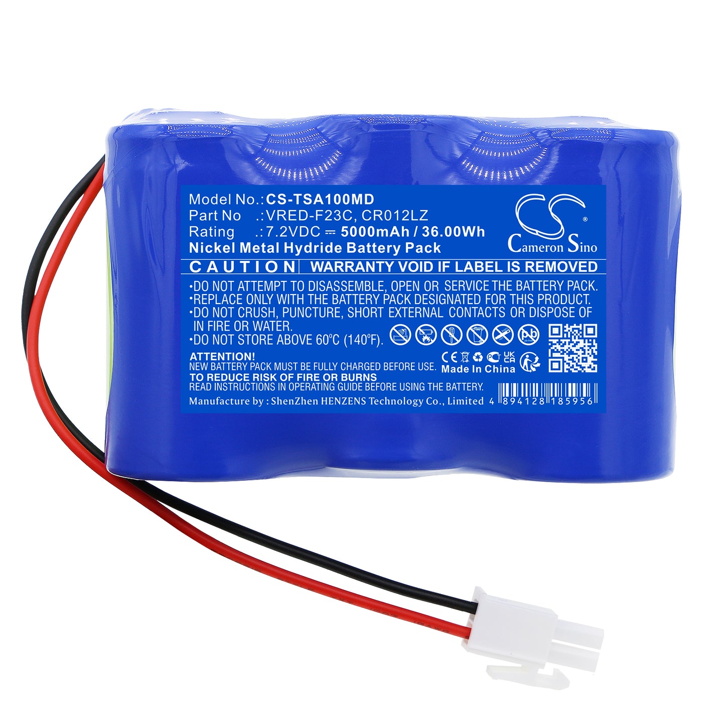Battery for Thermo Scientific TVA1000 Toxic Vapor Analyzer – 7.2V 5000mAh