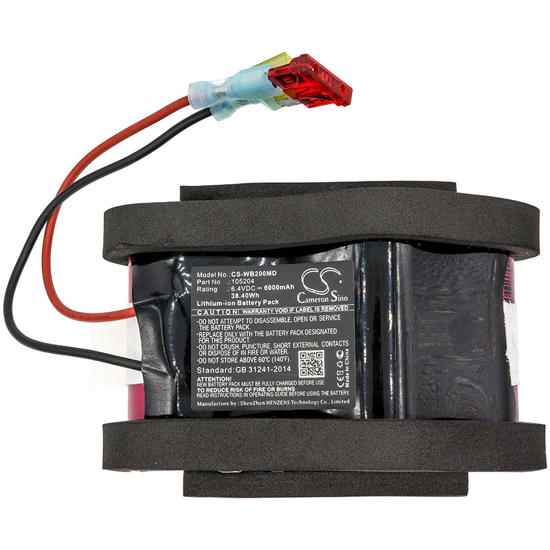 Battery for Welch-Allyn CP200 / CP100 ECG – 6.4V 6000mAh