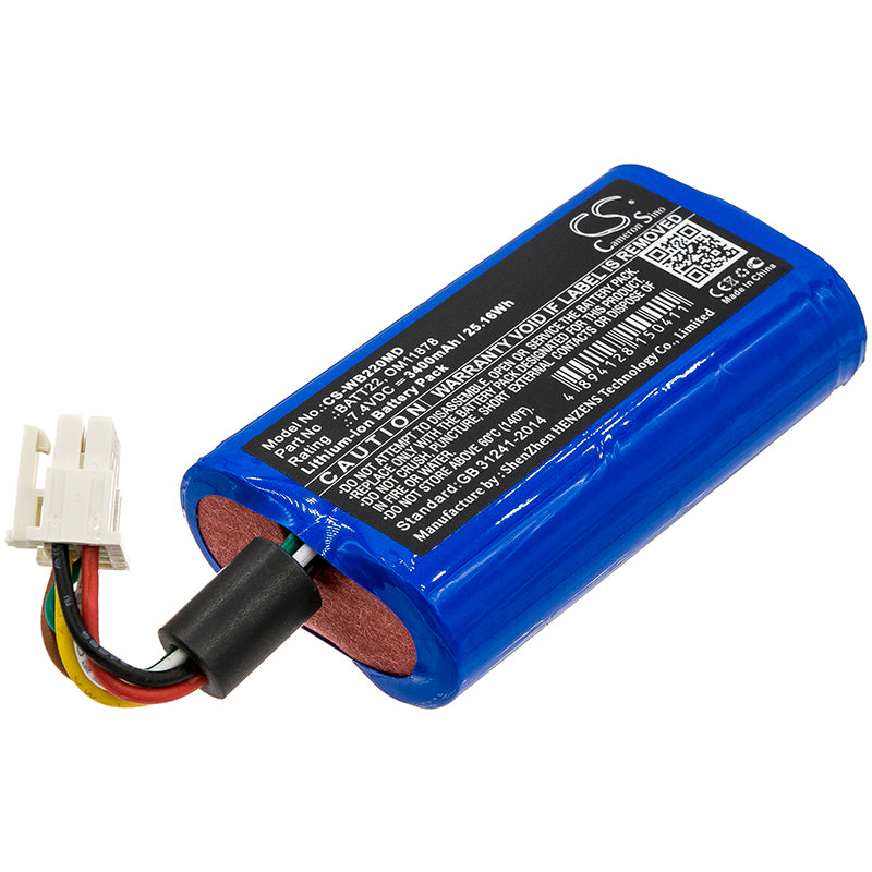 Battery for Welch-Allyn Connex Spot Monitor – 7.4V 3400mAh