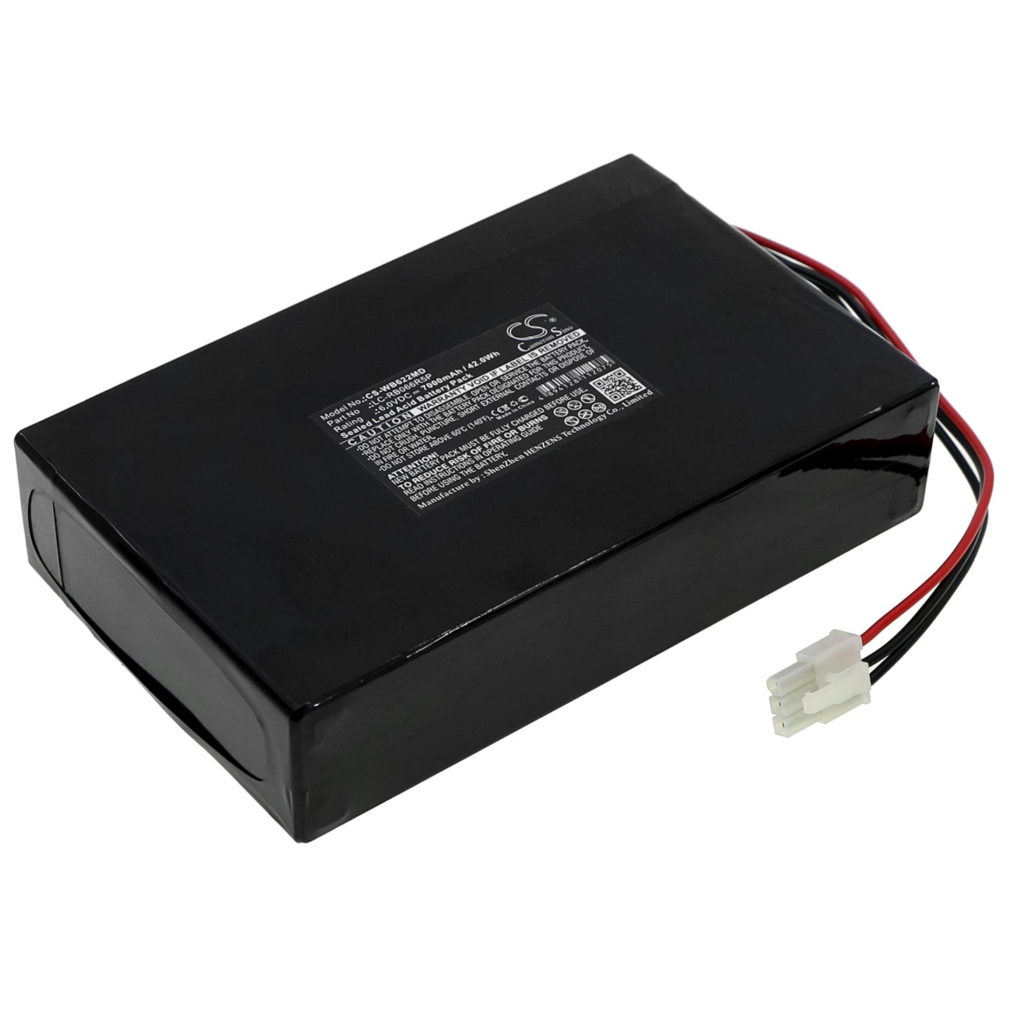 Battery for Welch-Allyn ATLAS 622SO / 622S0 / 622SP / 622NO / 622NP – 6.0V 7000mAh