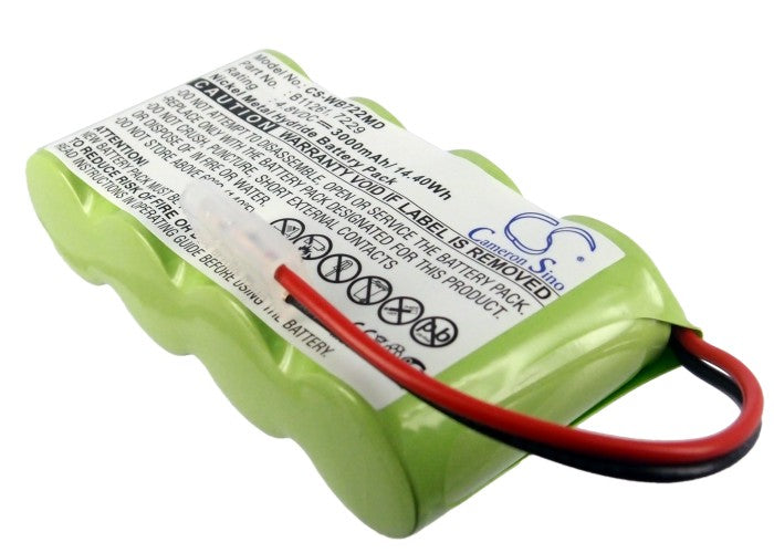 Battery for Welch-Allyn 72240 12000 – 4.8V 3000mAh