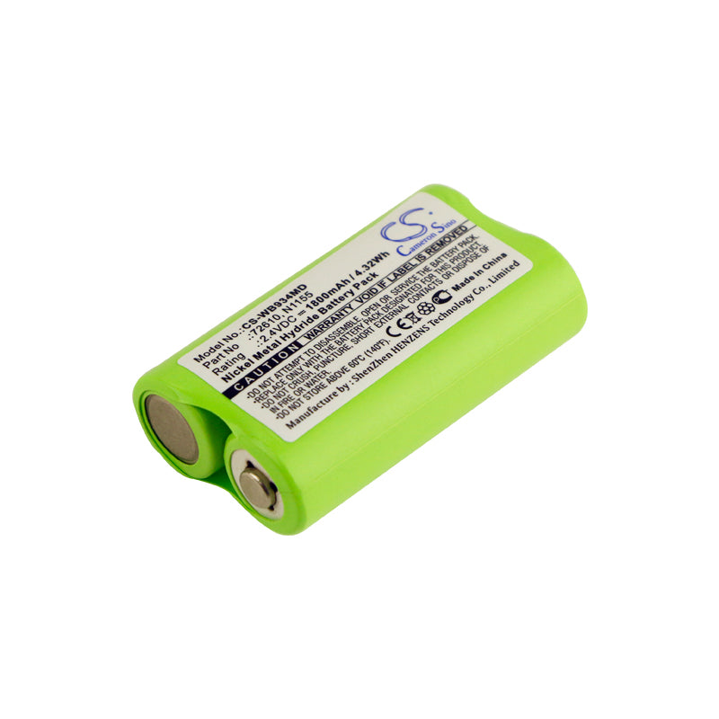 Battery for Welch-Allyn Compact Otoscope 93400 / Compacset – 2.4V 1800mAh