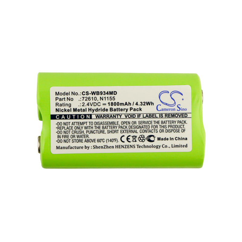 Battery for Welch-Allyn Compact Otoscope 93400 / Compacset – 2.4V 1800mAh