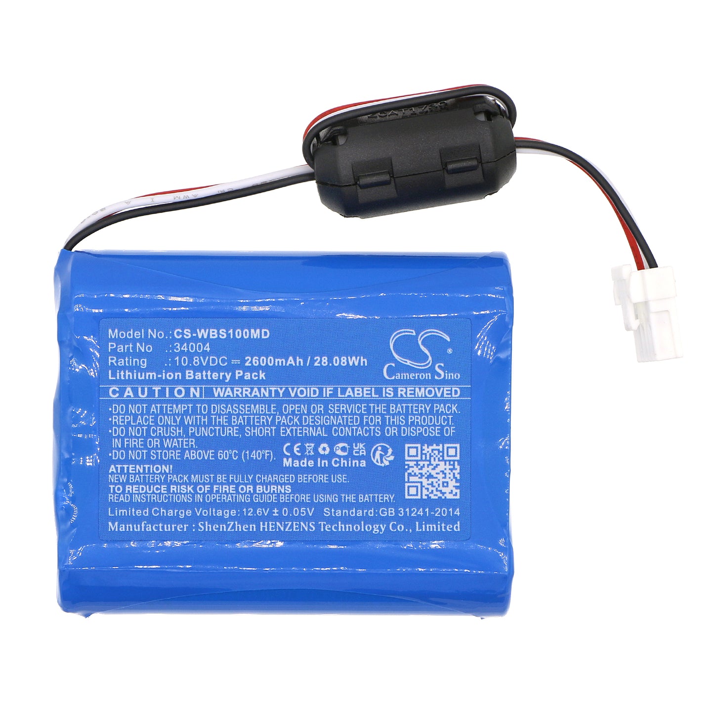 Battery for Welch Allyn VS100 Spot Vision Screener – Replaces 34004, 30018-EX
