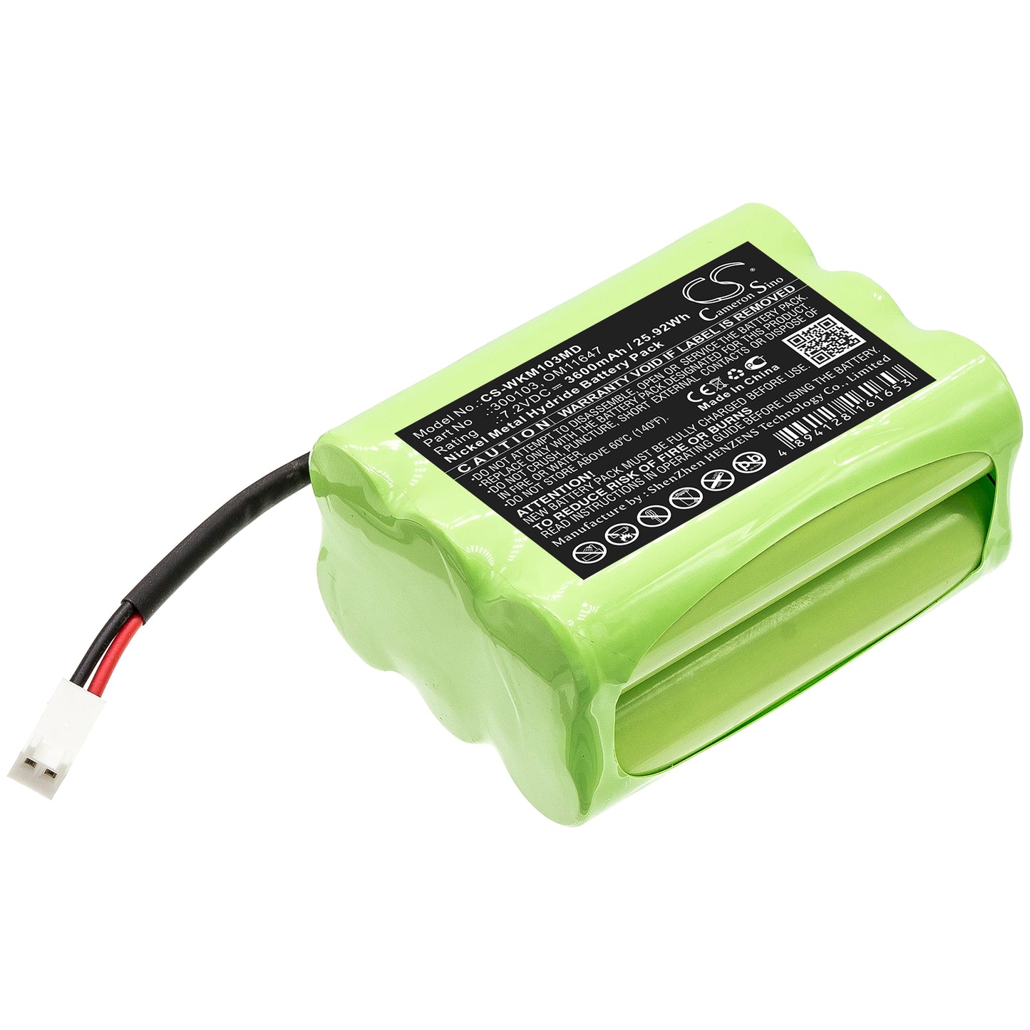 Medical Replacement Battery Compatible with WalkMed CS-WKM103MD Infusion Pump