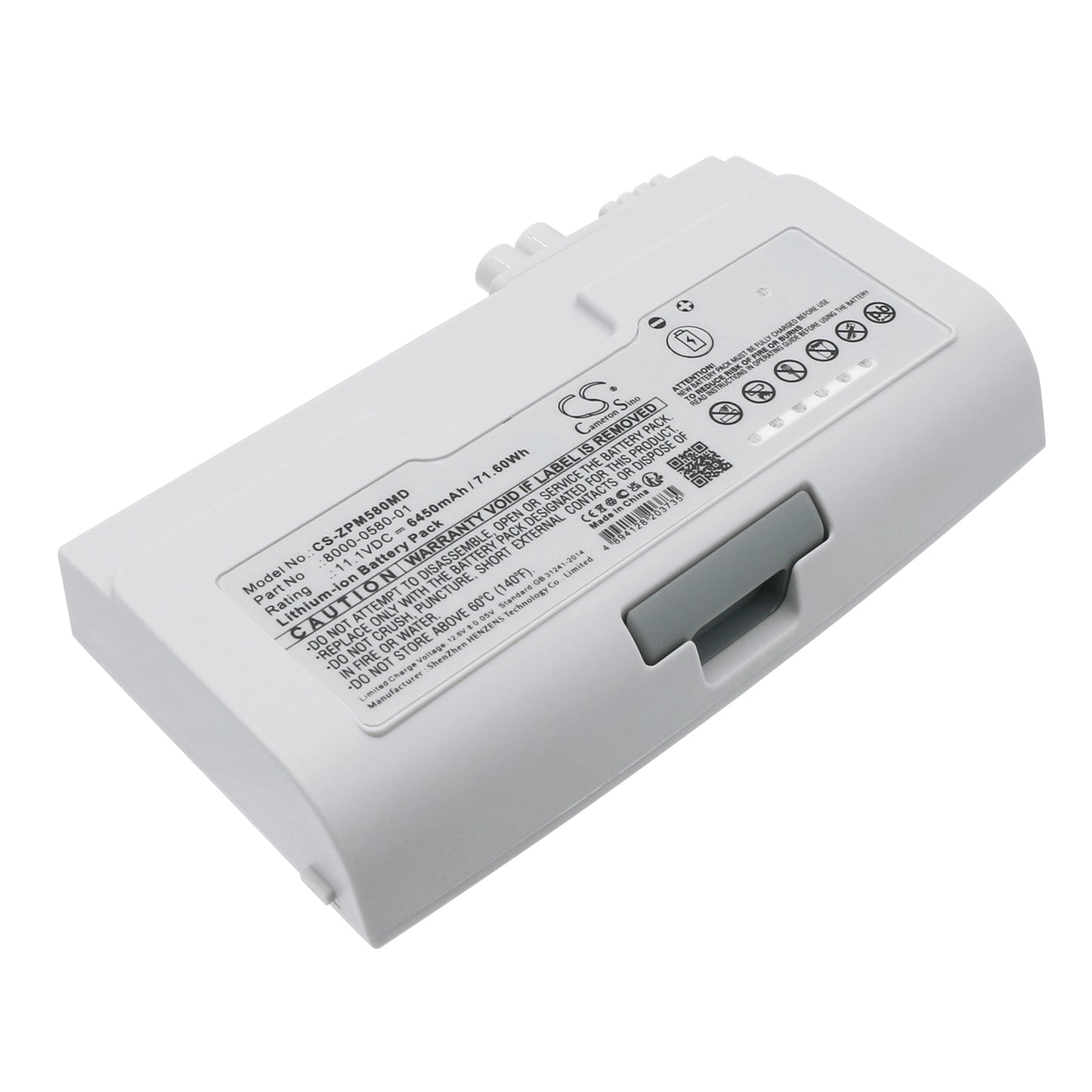 Battery for ZOLL SurePower II / Propaq M / Propaq MD – 11.1V 6450mAh