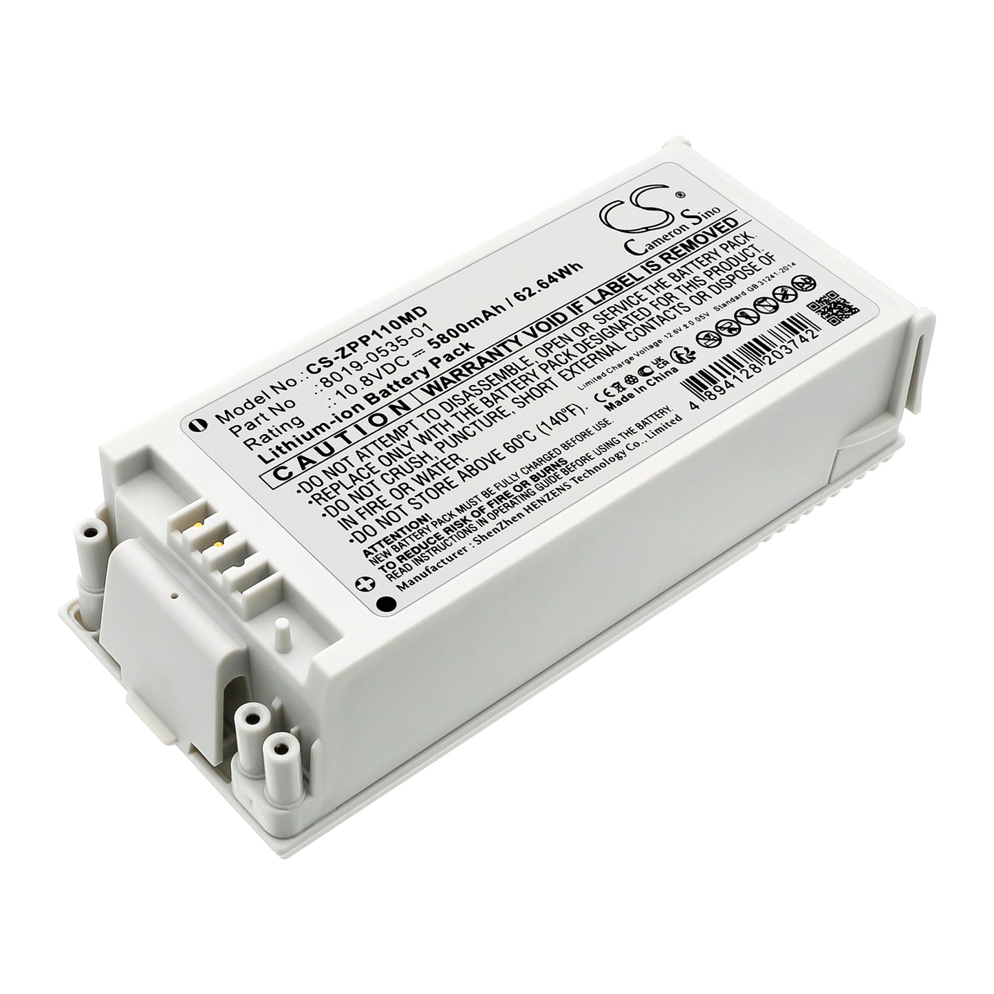 Battery for ZOLL AED Pro / Defibrillators E Series / R Series / CCT – 10.8V 5800mAh