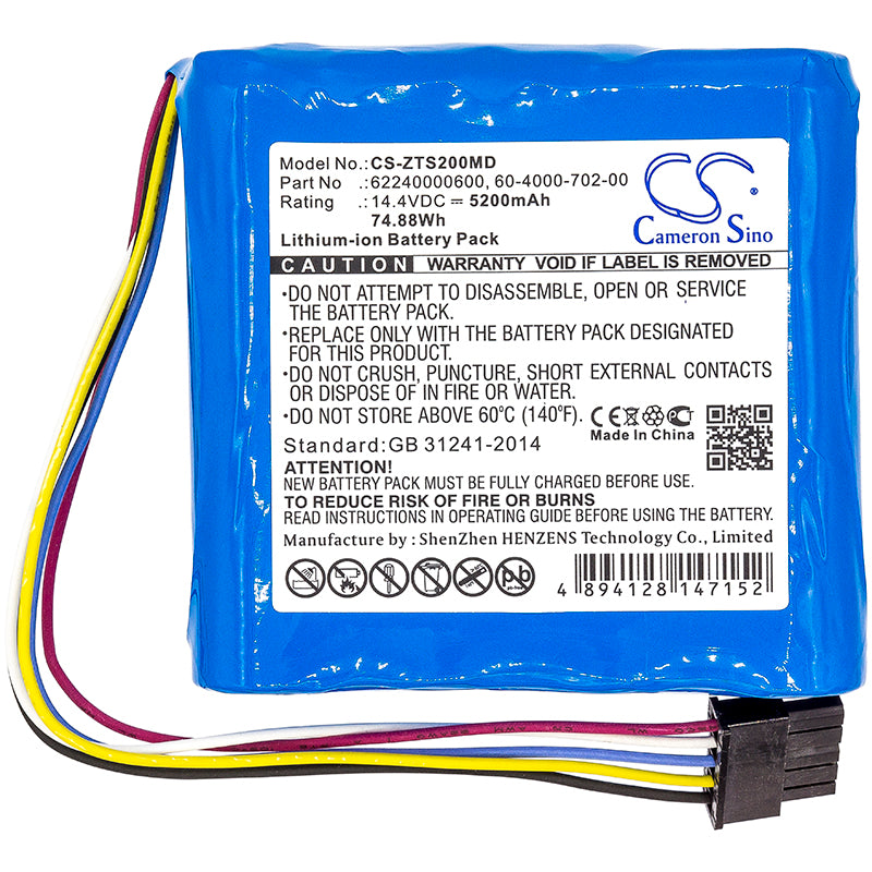 Battery for Zimmer ATS 2000 / ATS 2200 / ATS 4000 – 14.4V 5200mAh