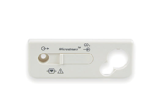 White medical device with 'Microstream' branding on a white background