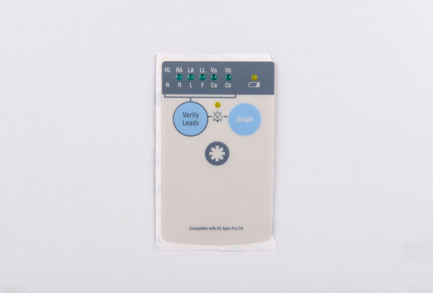 GE ApexPro CH Front Overlay Label | Y07-B277