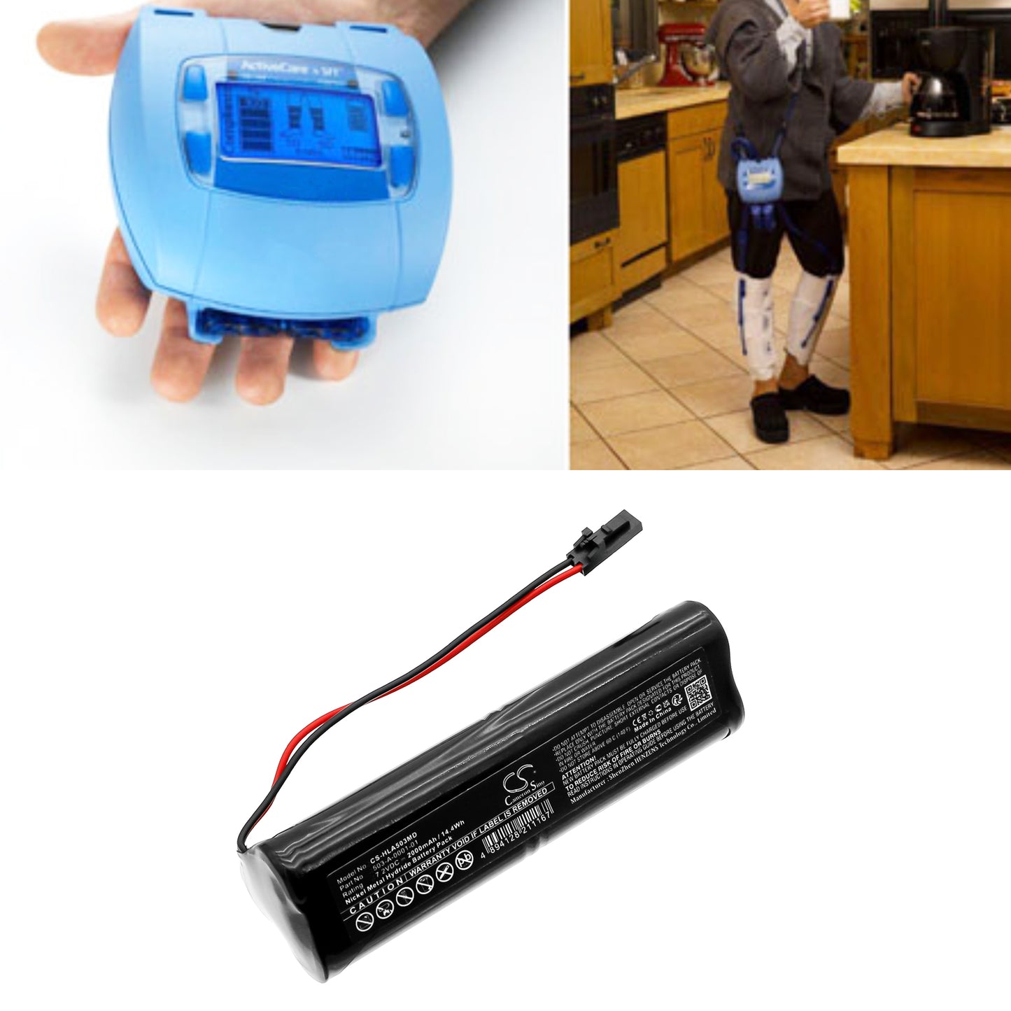 Hill-Rom Active Care DTV Battery | CS-HLA503MD
