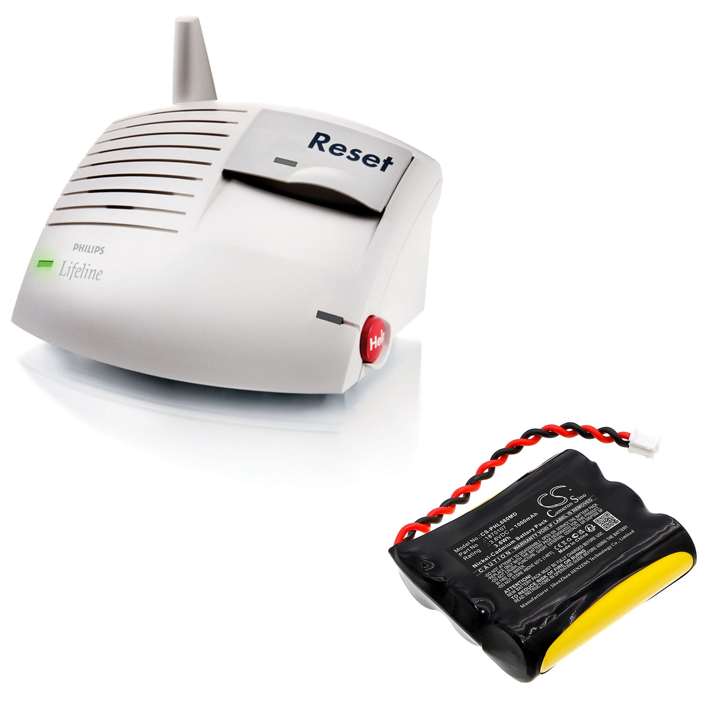 Philips Lifeline 6800XT Battery | CS-PHL680MD