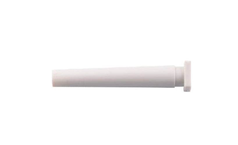 White rod on a white background