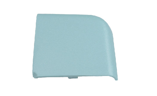 Light blue fabric swatch on a white background
