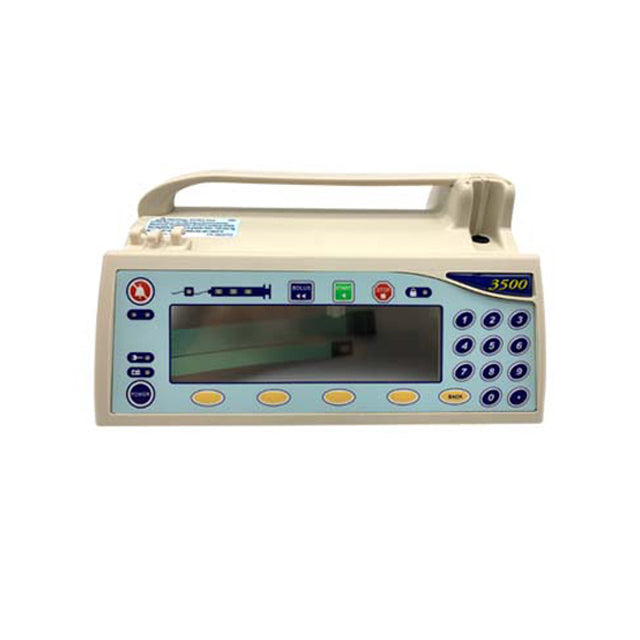 A beige Medfusion 3500 top case assembly with keypad and display screen.