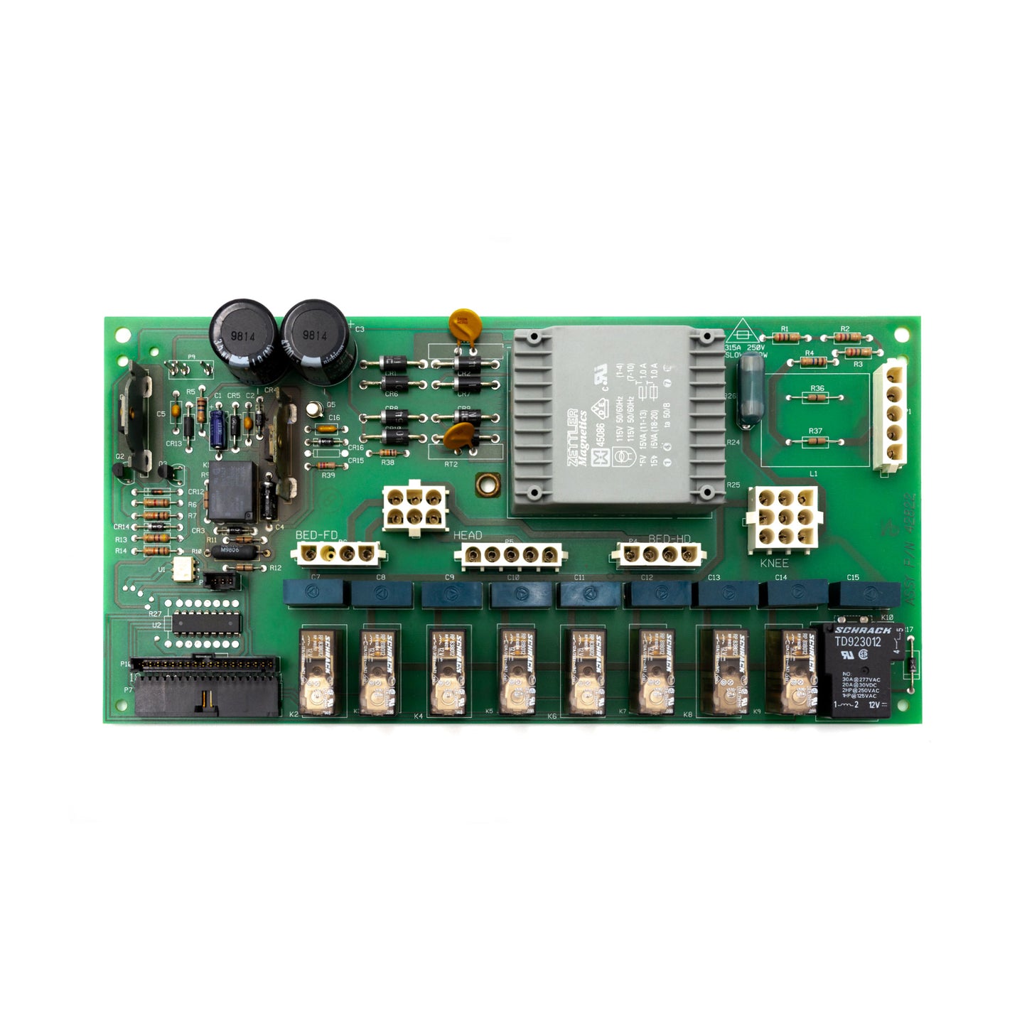 High voltage power control board assembly, Compatible with Hillrom, 4282201S