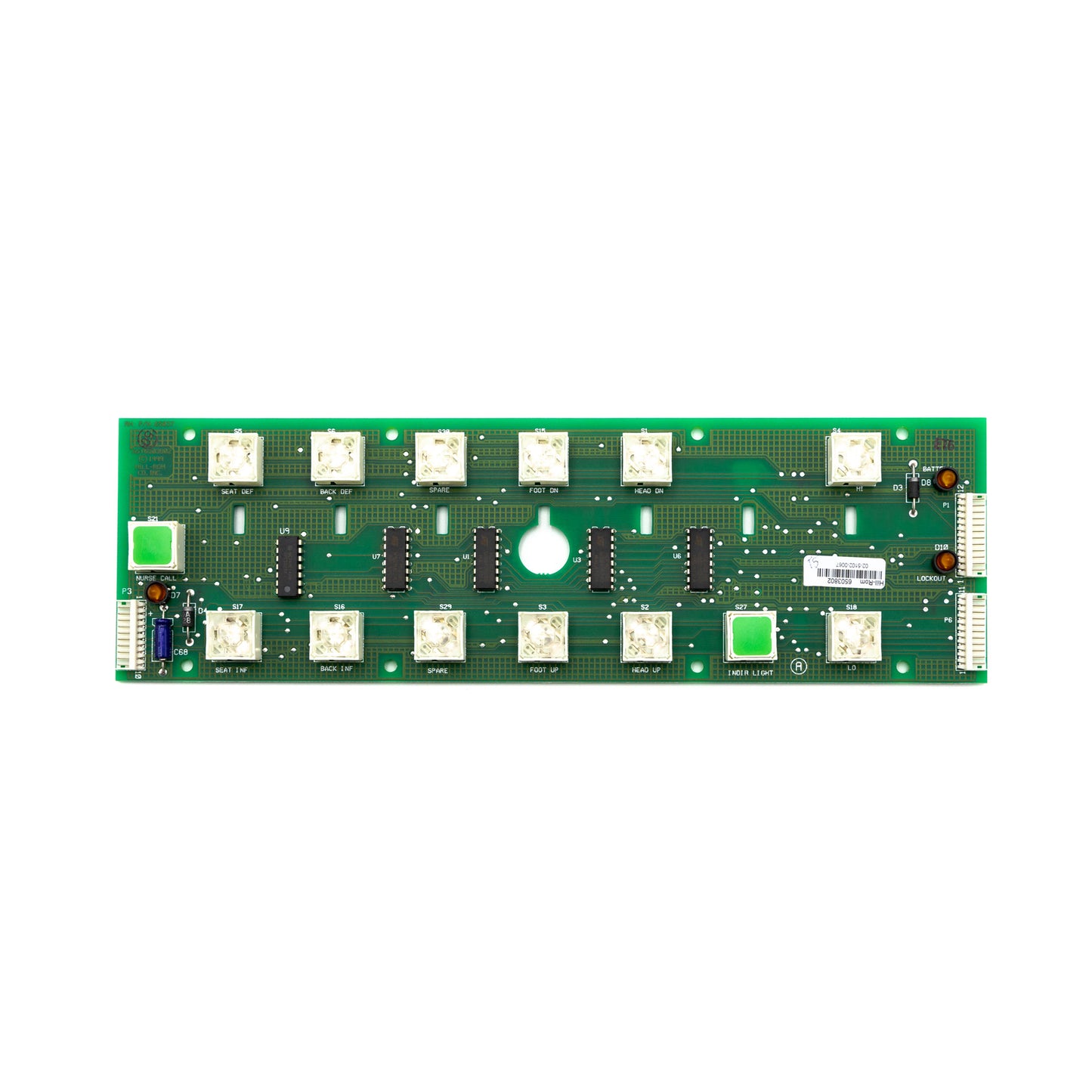 Hillrom Compatible PCB Assembly, Right Caregiver Control 6503802P