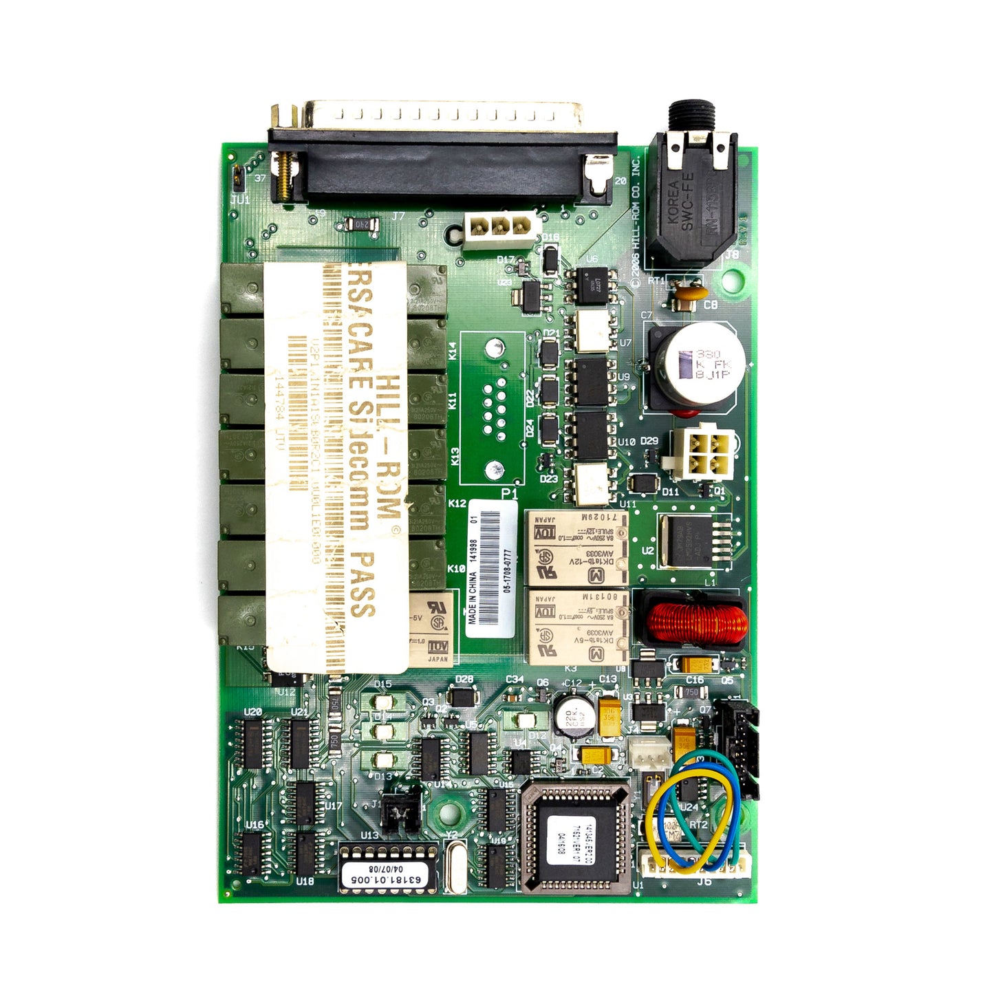 Hillrom Compatible PCB Assembly, VC, Sidecomm WIU, 14199801