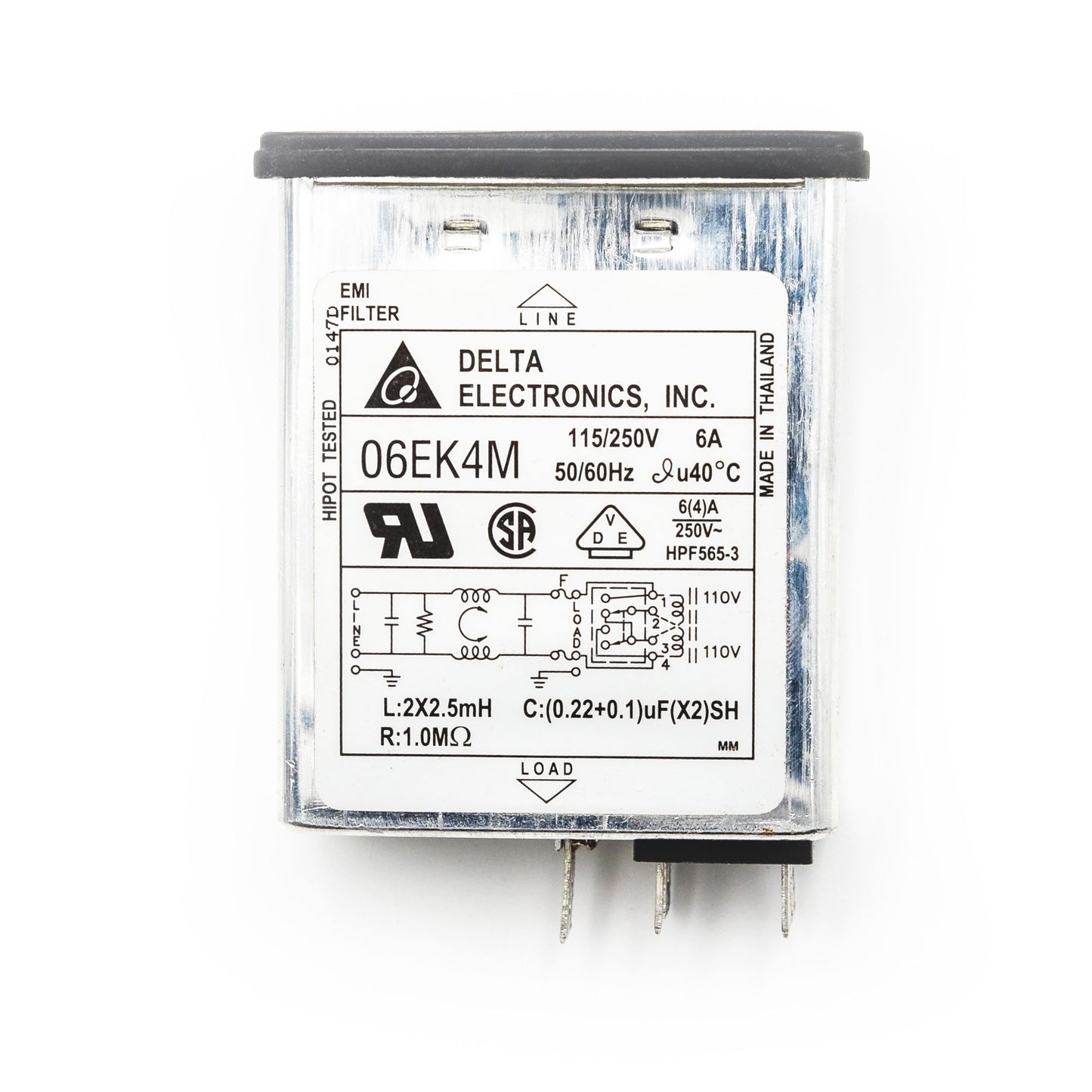 Power entry module, Compatible with Hillrom, 64002