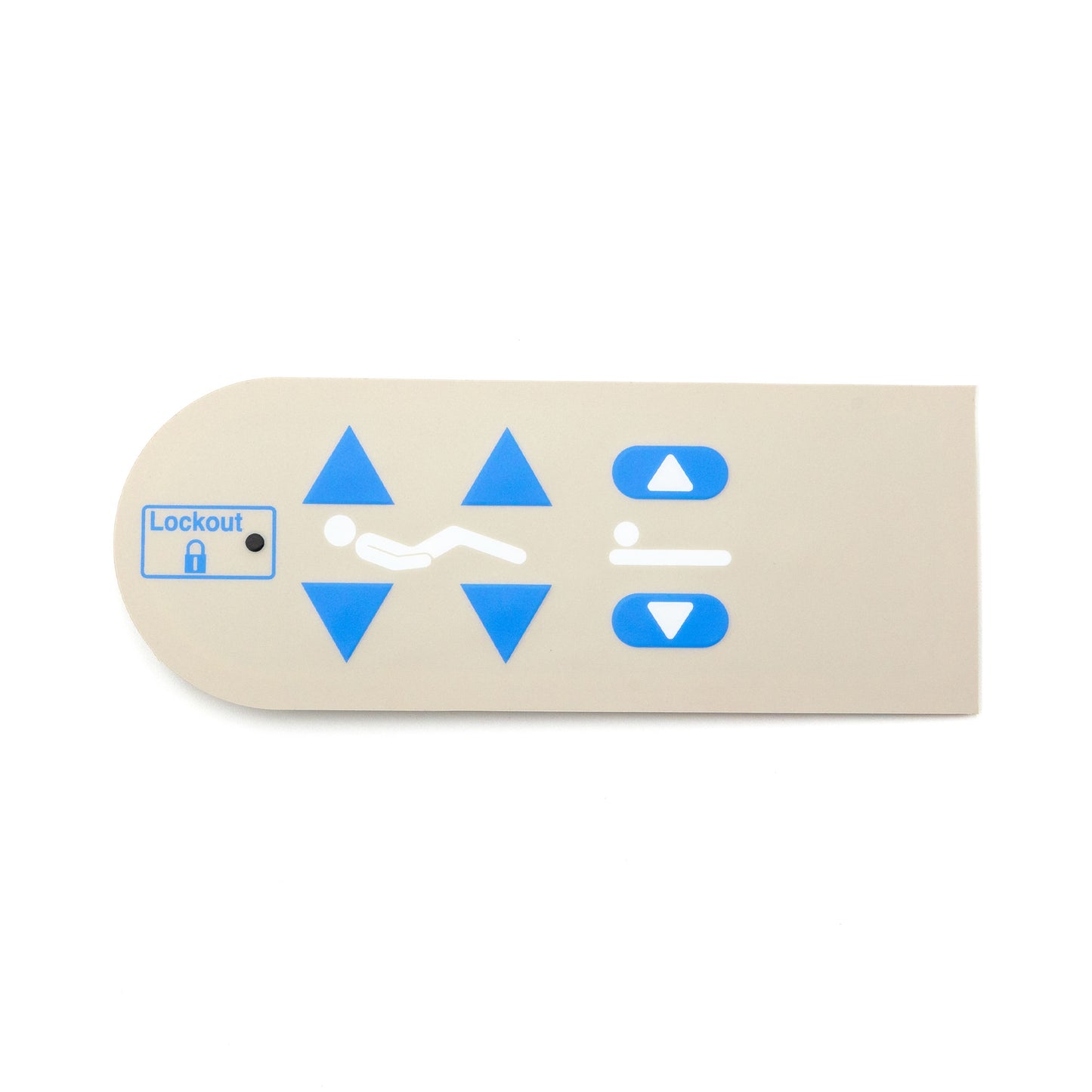 Right hand switch pack w/o nurse call, Compatible with Hillrom, 6350002