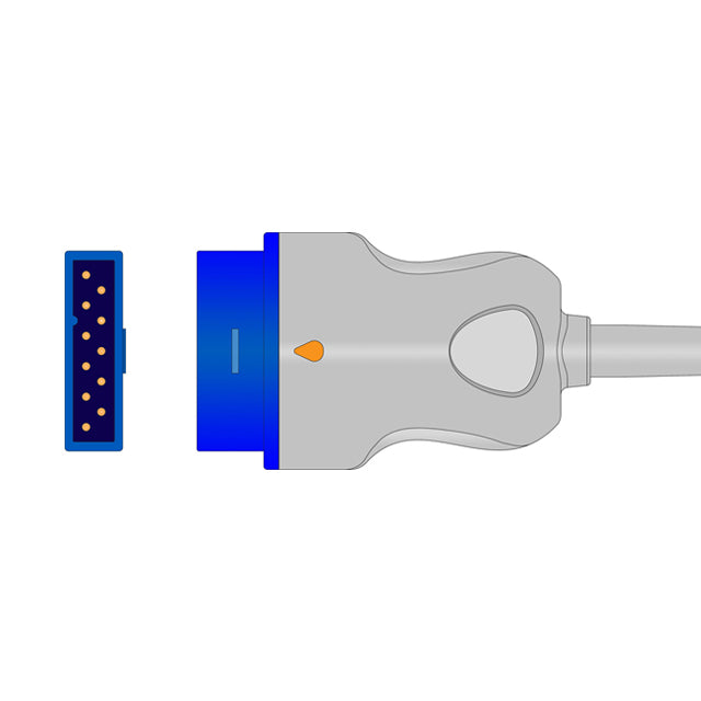 Compatible with GE Healthcare SpO2 Adapter Cable 2006644-001