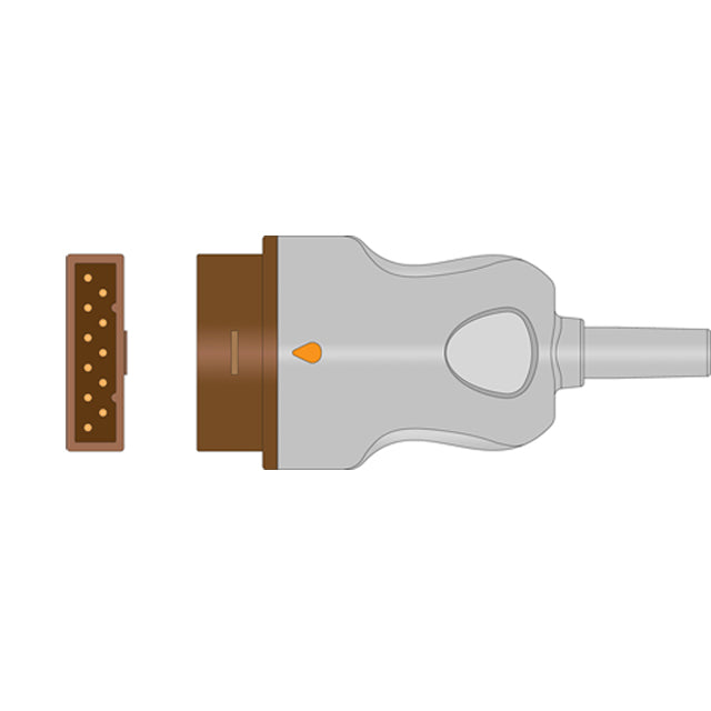 Compatible with GE Healthcare Temperature Adapter Cable 2016998-001