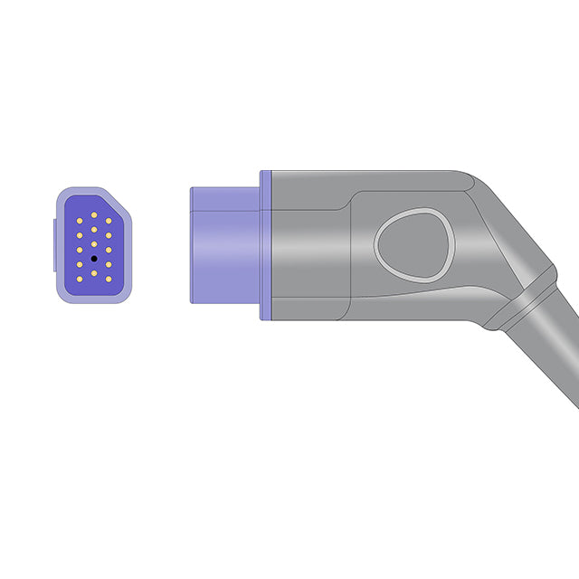 Compatible with Nihon Kohden SpO2 Adapter Cable JL-631P