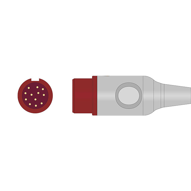 Compatible with Mindray IBP Adapter Cable 0010-21-12179