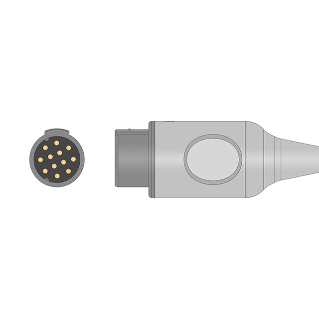 Compatible with Corometrics/GE Fetal Leg Plate (DECG) Cable 1590AAO