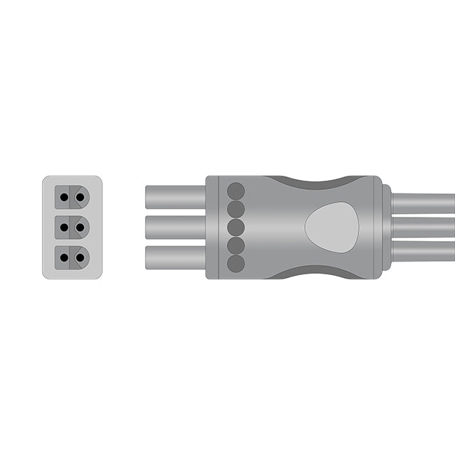 Compatible with Mindray ECG Leadwire 0010-30-42898