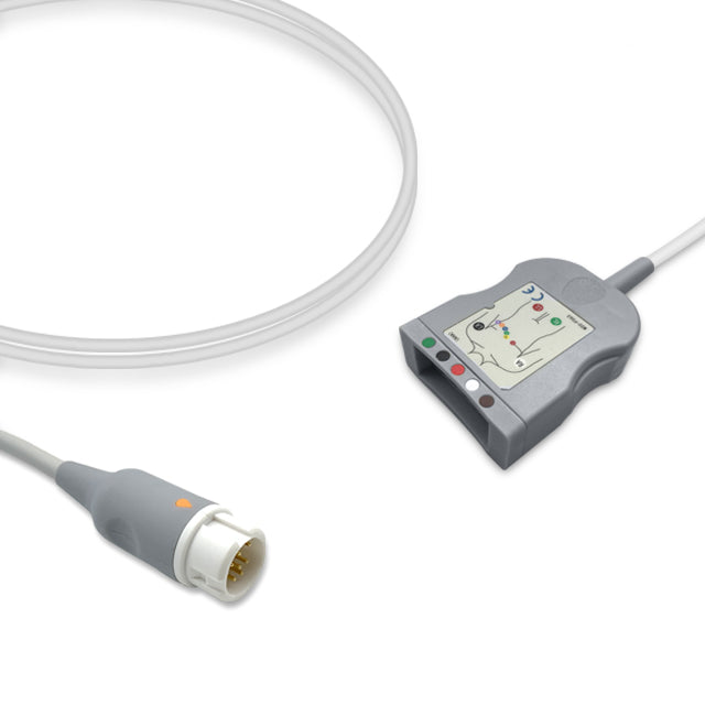 Compatible with Philips ECG Trunk Cable M1663A