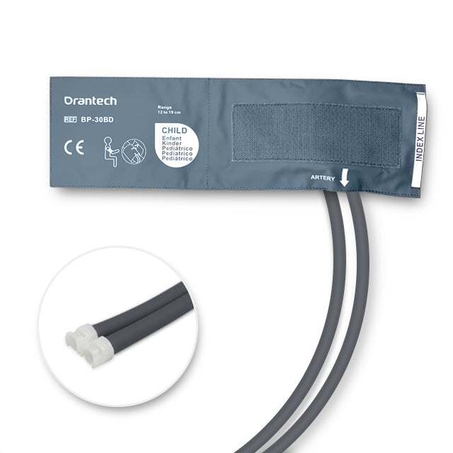 Pediatric NIBP Cuff Double Tube (13.8-21.5cm) | BP-30BD-WD11