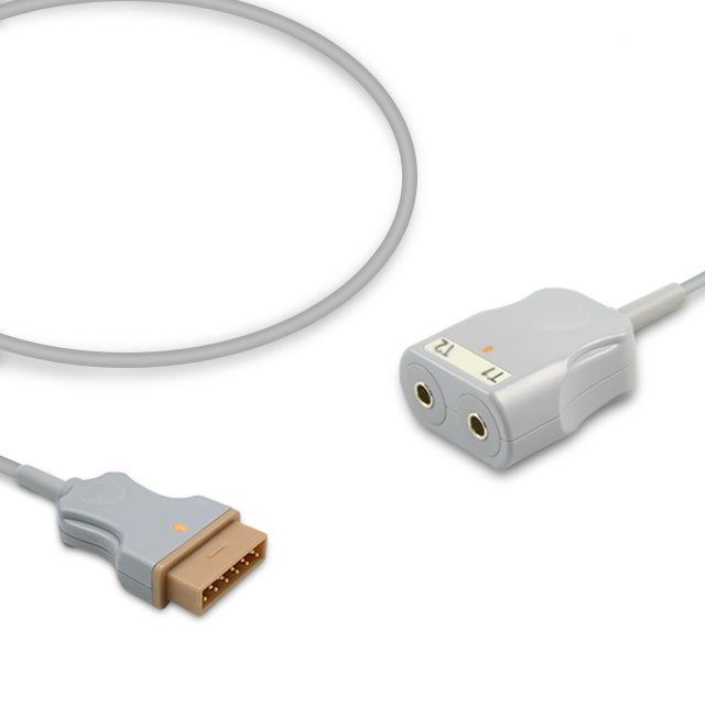 Compatible with GE Healthcare Temperature Adapter Cable 2016998-001