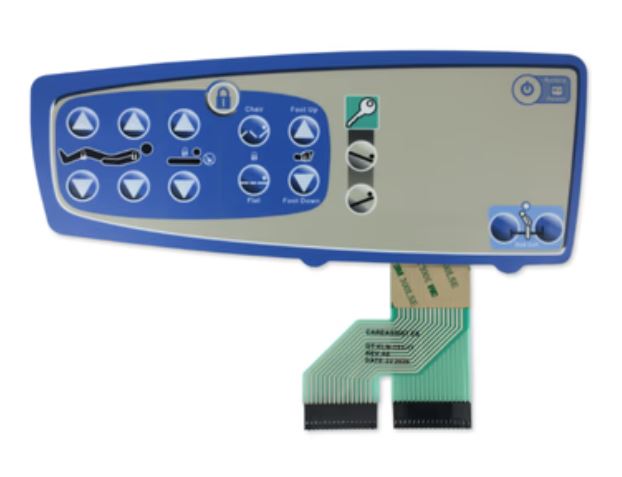 Hill-Rom P1170 Caregiver Control Left Hand | KLN-153-11