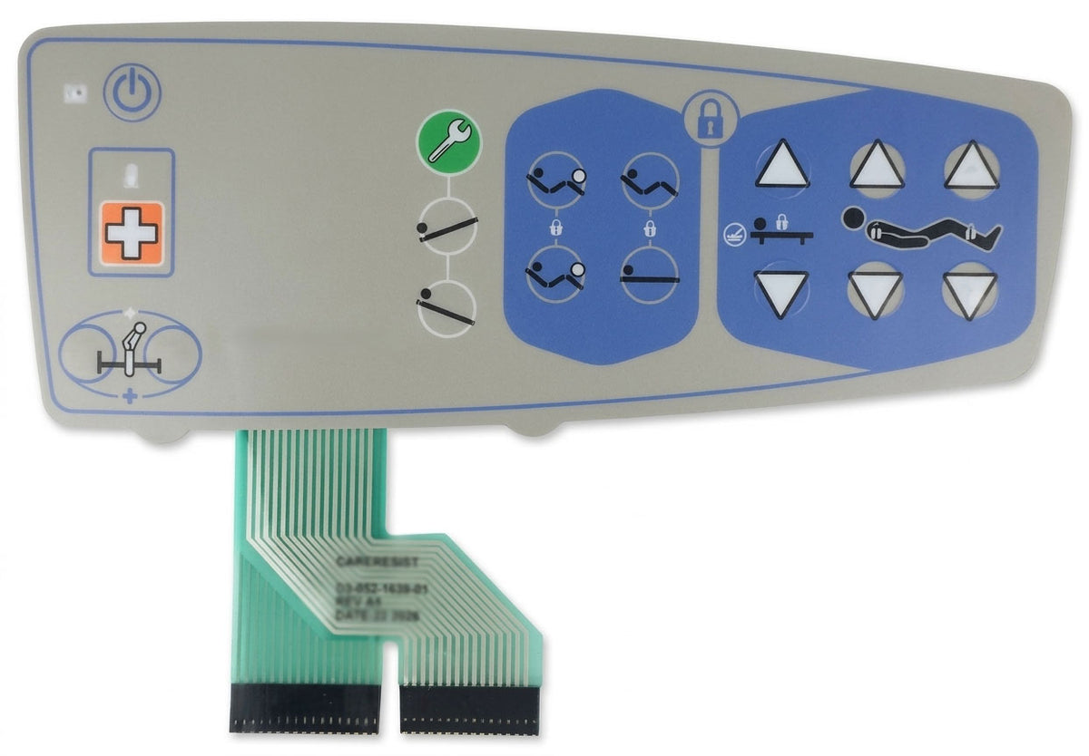 Hill-Rom P1170 Right Overlay Bed Controls | KLN-153-05