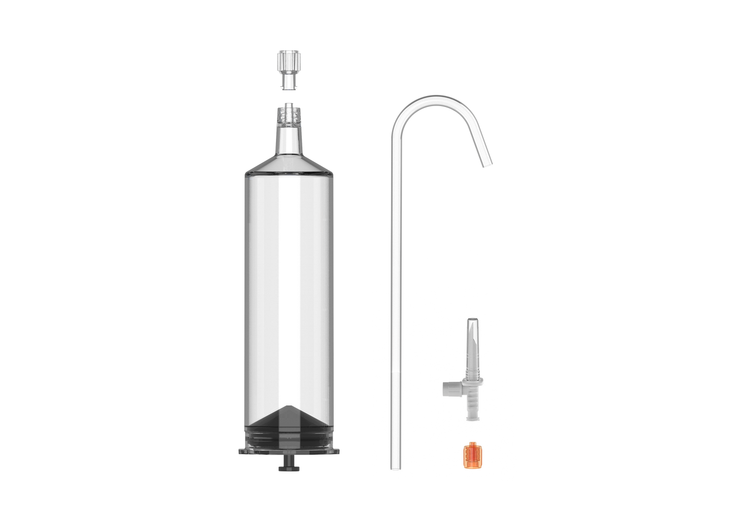 125ml Syringe Kit with Fill Straw & Spike | 200110