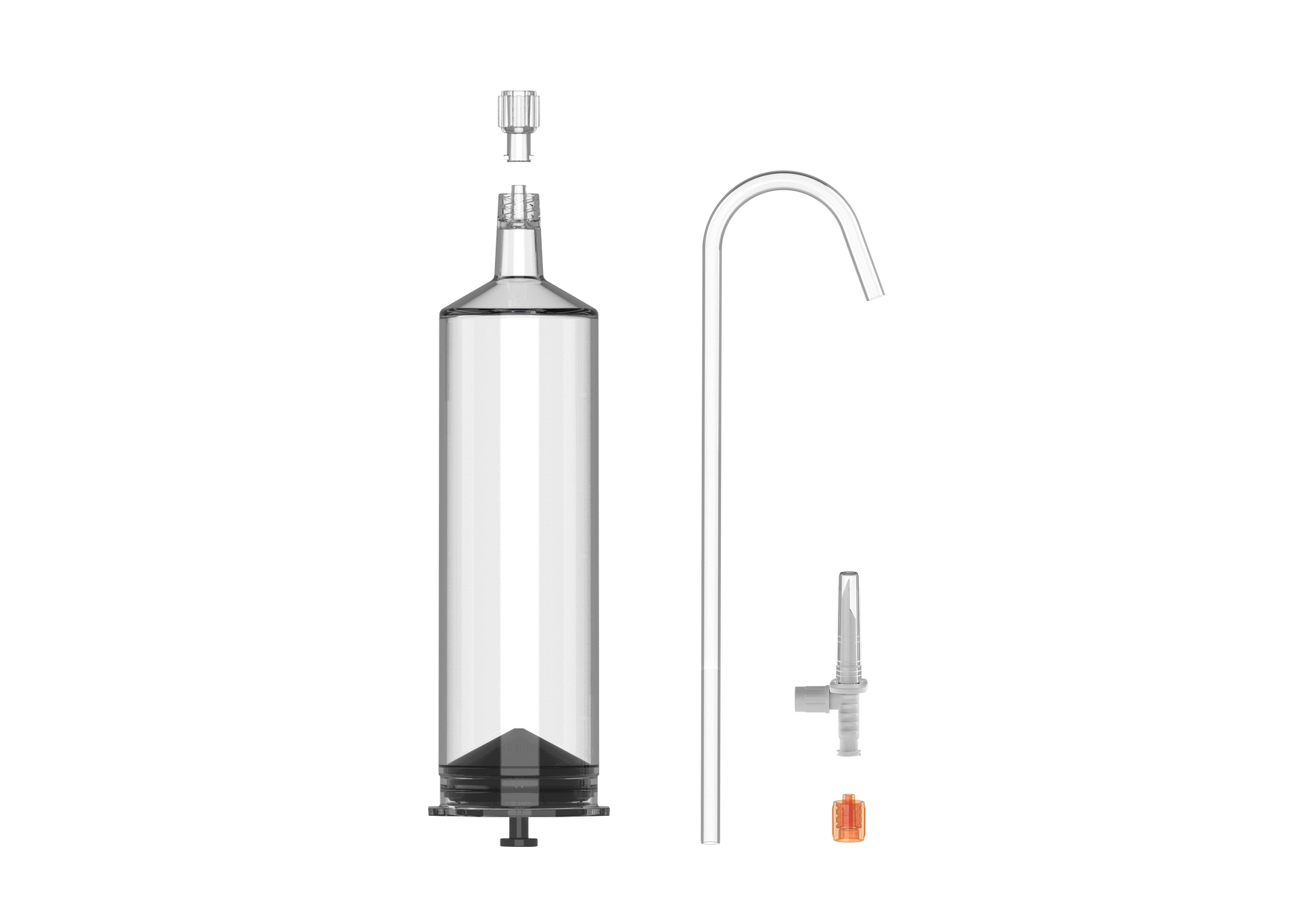 125ml Syringe Kit with Fill Straw & Spike | 200110