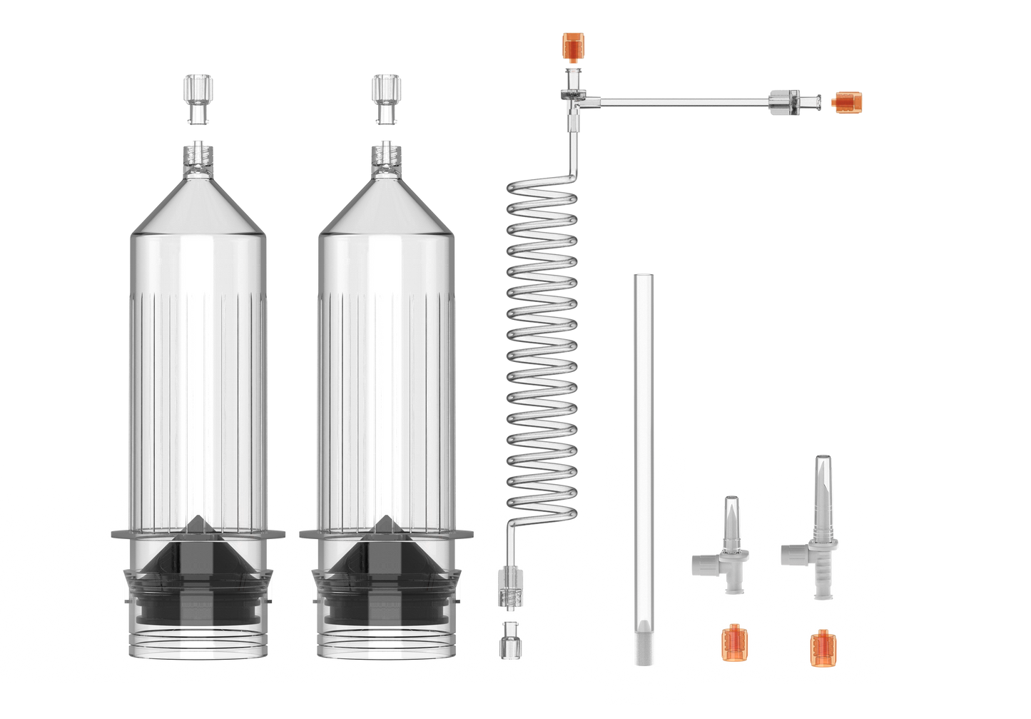 200ml Syringe Kit with CT Y-Connecting Tube | 100110