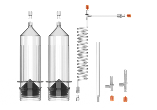 200ml Syringe Kit with CT Y-Connecting Tube | 100110