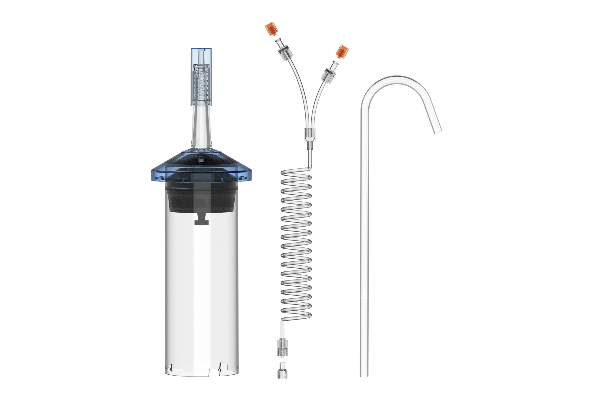 200ml Syringe Kit with Y-Coiled Tube & Dual Valve | 200105A